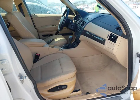 2007 BMW X3 3.0Si z USA, uszkodzony, nr VIN WBXPC93407WF12749